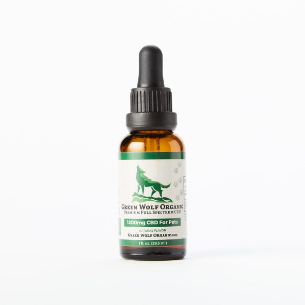 Green Wolf Organic Pet CBD 1200 mg