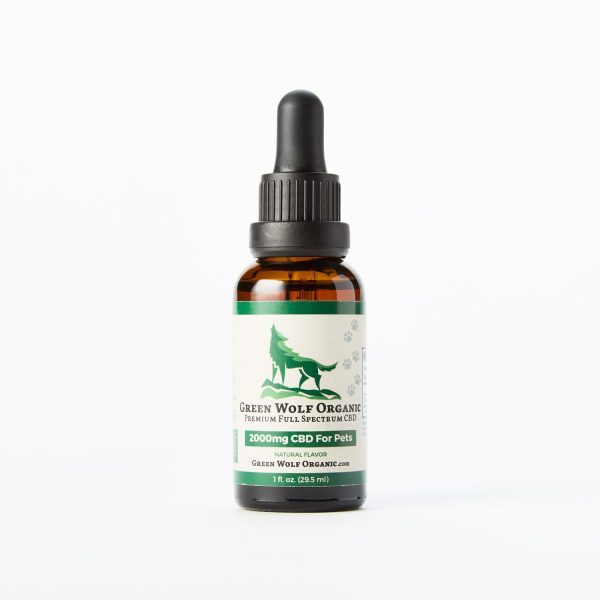 Green Wolf Organic Pet CBD 2000 mg